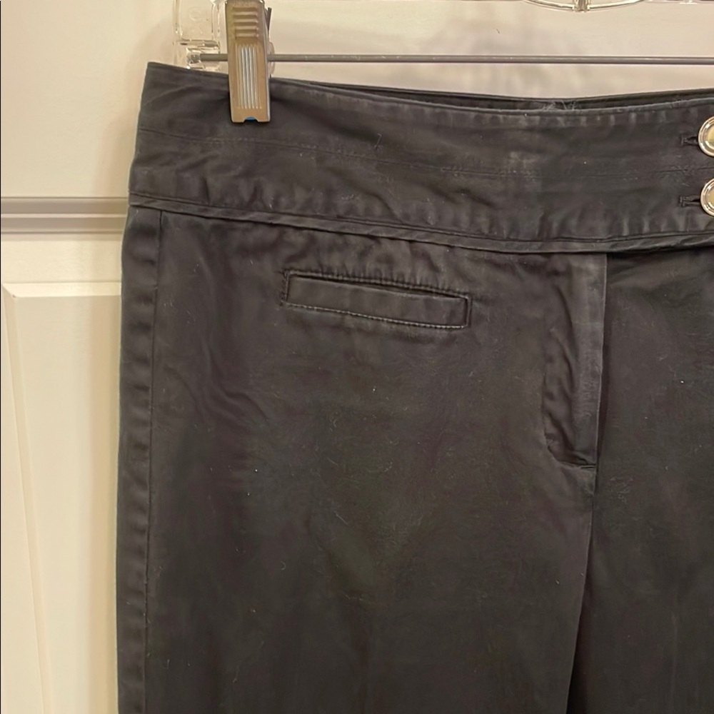 Style & Co Black Cropped Pants Stretchy EUC Capris size 8 - Picture 4 of 12
